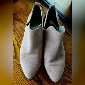 Women’s taupe ankle booties